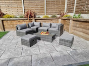 Chelsea Modular Compact Sofa Set in Grey