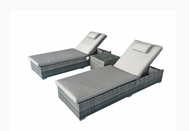 Jessica Sunlounger Set - Kubek Furniture