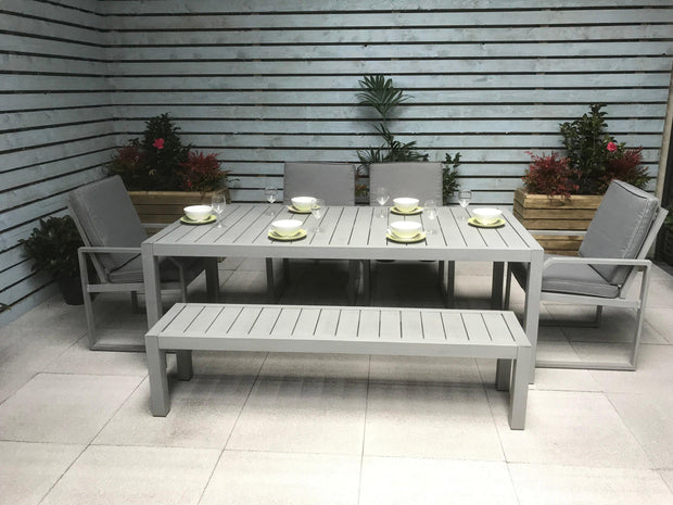 Alarna Bench Dining Set - Kubek Furniture