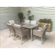 Danielle 6-Seater Dining Set - Kubek Furniture