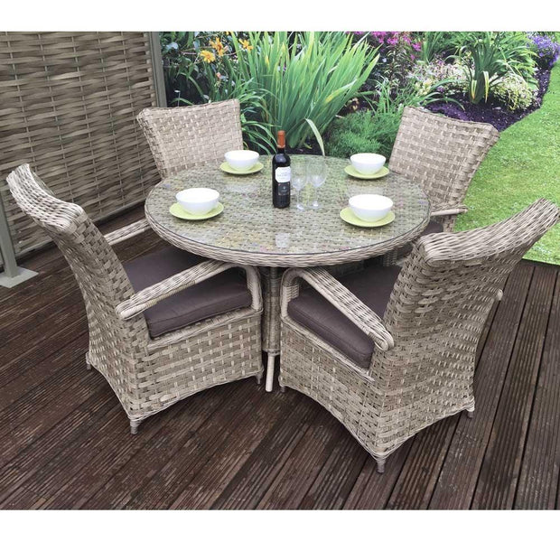 Florence Round Dining Set - Kubek Furniture