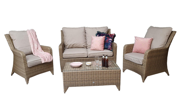 Sarah 4-Seater Sofa Set - Kubek Furniture