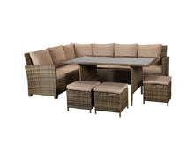 Load image into Gallery viewer, Charlotte Corner Sofa Set - Nature/Brown

