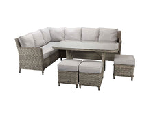 Load image into Gallery viewer, Edwina Corner Dining 3 Wicker Special Grey
