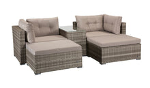 Load image into Gallery viewer, Harper Grey Weave Stackable Sofa Set
