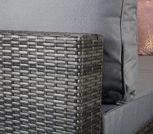 Load image into Gallery viewer, Savannah Corner Sofa in 8mm Flat Grey Weave

