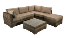 Load image into Gallery viewer, Savannah Corner Sofa in 8mm Flat Nature Brown Weave
