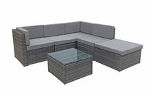 Load image into Gallery viewer, Stella Modular Corner Sofa in 8mm Flat Grey Weave
