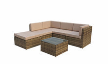 Load image into Gallery viewer, Stella Modular Corner Sofa in 8mm Flat Nature Brown Weave
